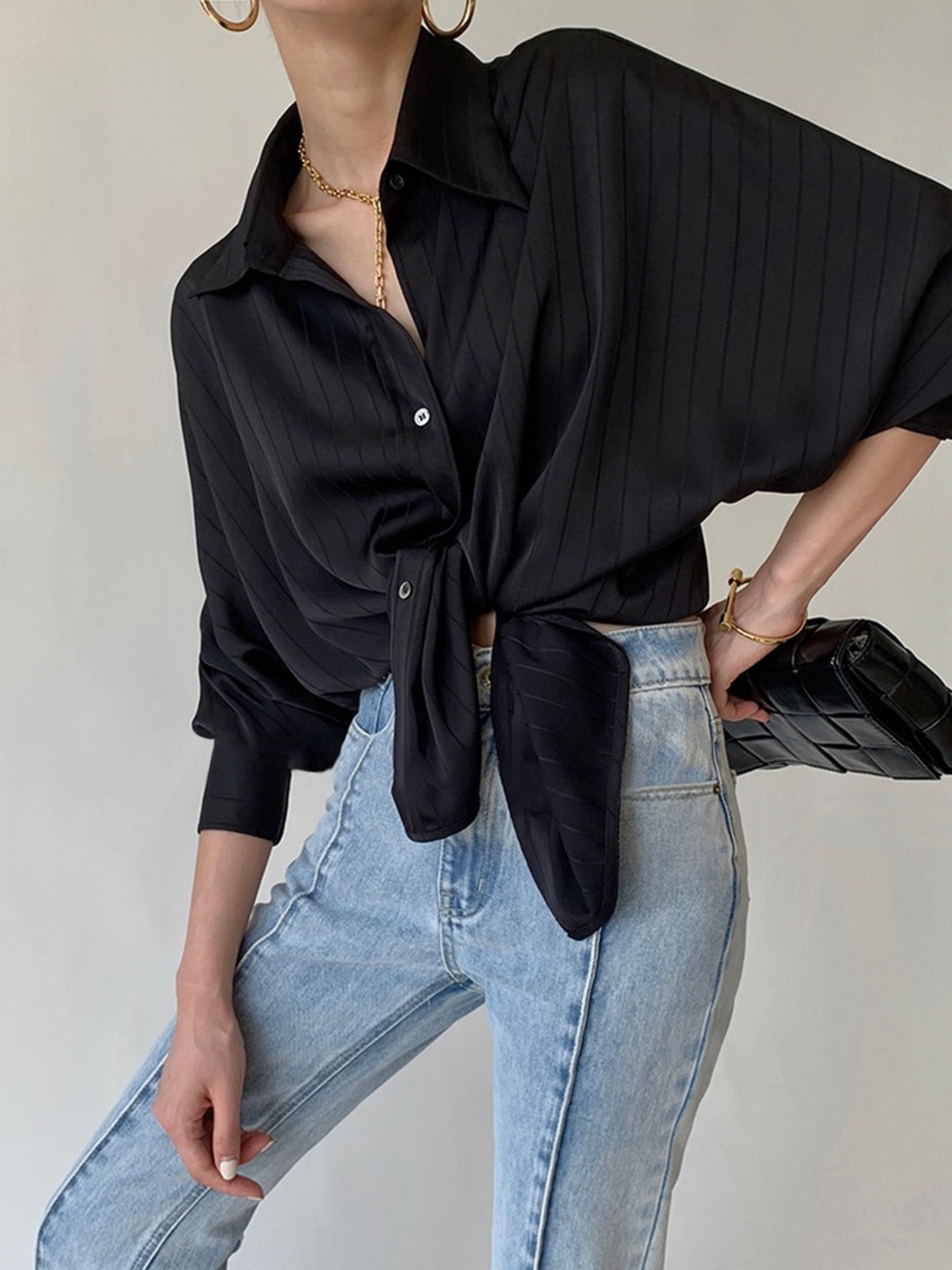 Commense Charlotte Oversized Button Up Collared Shirt